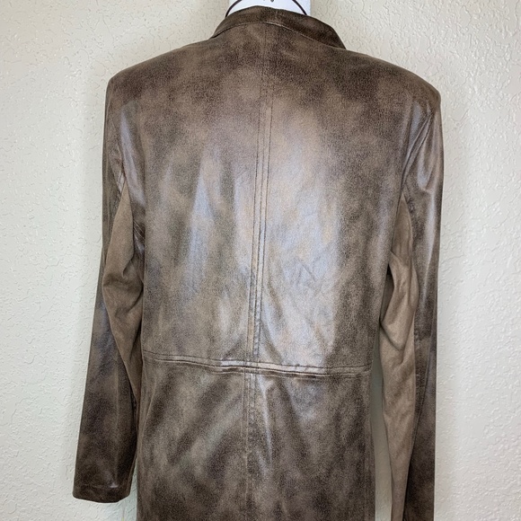 Allison Daley Brown Mosaic Canyon Open Front Cardigan Jacket Women's Siz… - Picture 5 of 10